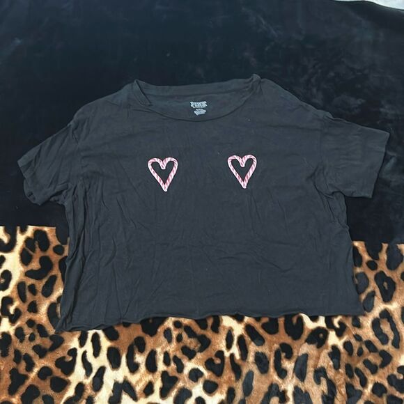 Pink candy cane crop top - Picture 1 of 1